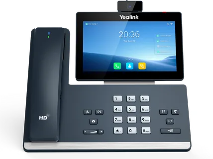 Yealink T58W business desk phone with touch screen